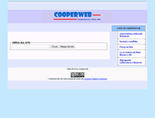 Tablet Screenshot of cooperweb.it